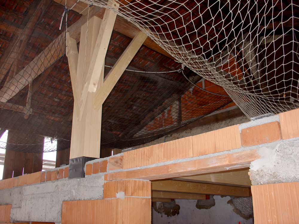 Dachkonstruktion Wagnerhaus